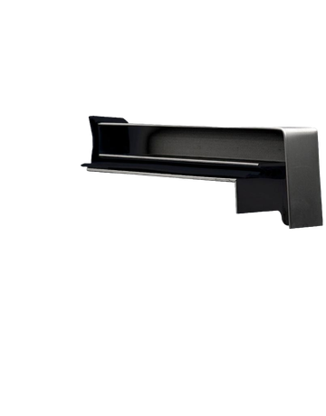 Bank Abschluss 180 mm LM RAL 7016 Putz 22 mm (RAG 2) rechts