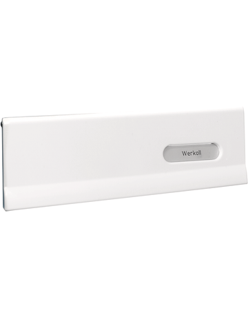 Briefeinwurfklappe 370 X 82 mm RAL 9016 mit Namensschild - Renz