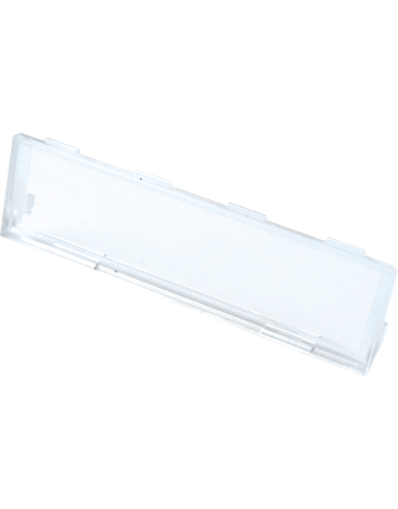 Namensschild-Abdeckkung A=61x17 mit Einlage 60 x 15 x 0,5 mm - Renz