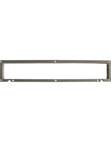 Abschlußrahmen für 260 mm Klappe grau - Renz