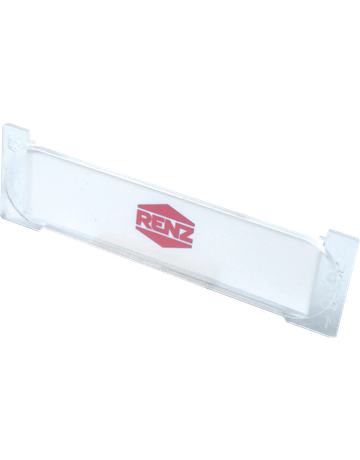 Kunststoff-Transport-Namensschild mit Einlage 60 x 15 x 0,5 mm für RSA1 - Renz