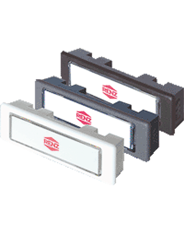 Kombi-Taster Lira braun 75 X 22 mm 55 x 12,5 x 0,5 mm - Renz