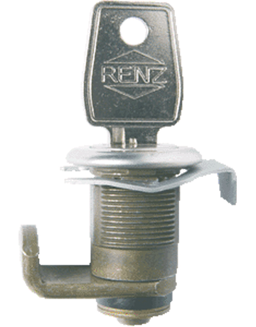 Zylinderschloß 448 mit Feder 2 Riegel,7 + 12 mm,22 mm D. - Renz