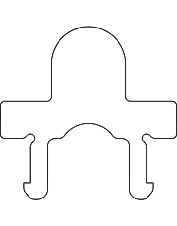 Hebeschiebe-Laufschiene, Gr. 6500, Patio Life, Aluminium, silber - Roto