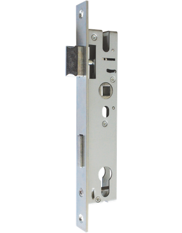 Rohrrahmenschloss Flachstulp Niro, 24x245mm, 10/92 PZ 26 D - Schüco