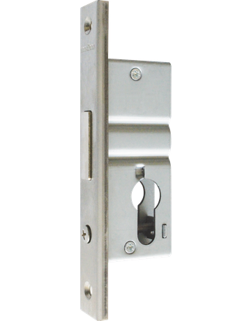 Rohrrahmen-Riegelschloss U-Stulp Niro, 24x5x160mm, PZ, 29 D - Schüco