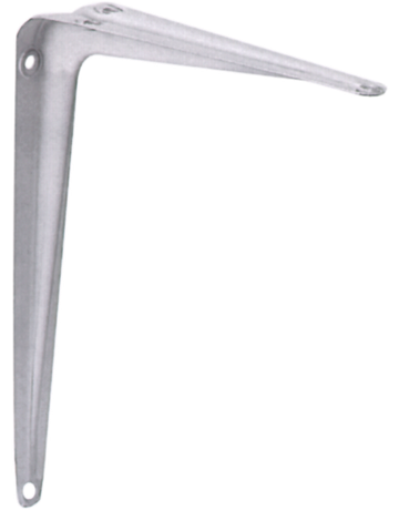 Konsolenstütze gepresst weiß 300 x 350 mm - HSI