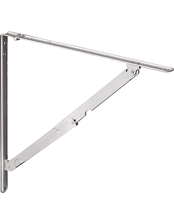 Klappkonsolen weiß 205 x 205 mm - HSI