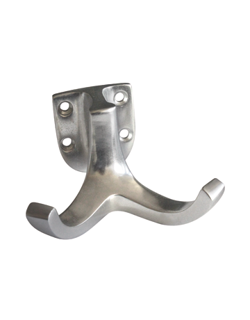 Mantel -Haken LM silberfarbig eloxiert - JSI