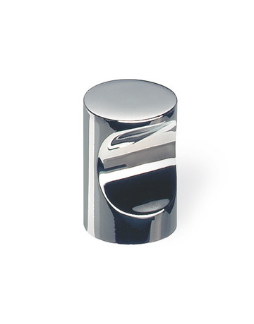 Zylinderknopf Messing edelstahlfinish H 27 Ø 21 mm - Schwinn