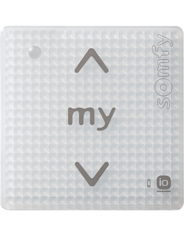 Smoove 1 IN io Pure Shine sens. Wands.1K+2Befestigungspl - Somfy