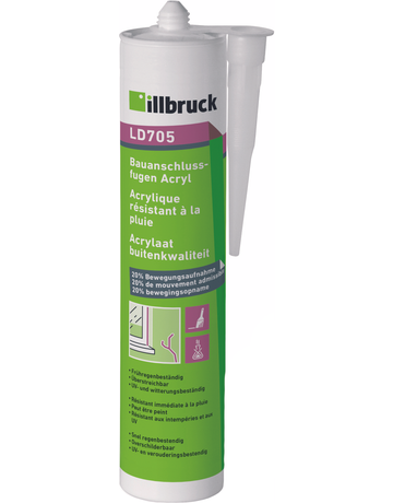 LD705 Bauanschlussfugen Acryl 310 ml weiß - illbruck