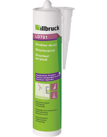 LD701 Struktur-Acryl 310 ml weiß - illbruck