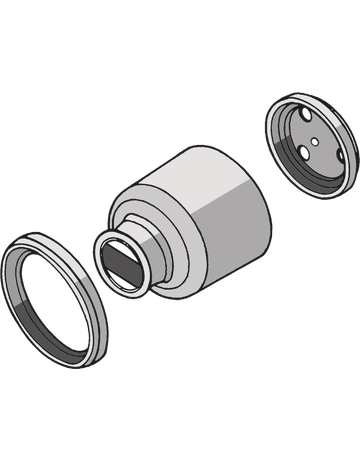 Magnet-Türfeststeller Compact Kst-grau Wandbefestigung CF 30-1 W GR