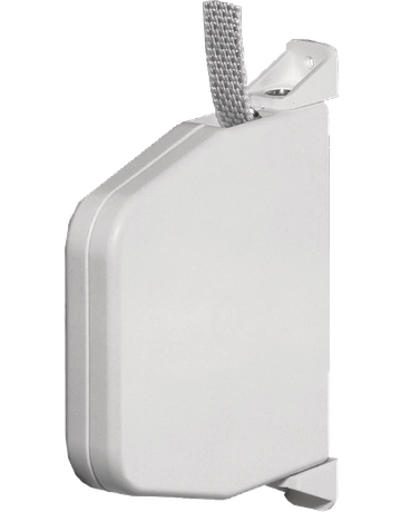 Mini-Schwenkwickler weiß mit Gurt 5 m