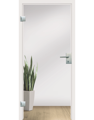 Ganzglas Drehtüre Float hell Maße: 2097 x 959 x 8 mm DIN L & R - Licht & Harmonie