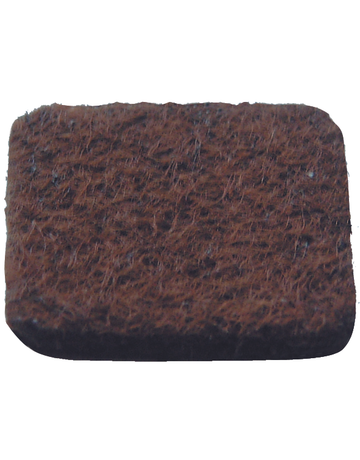 Möbelgleiter Filzplatte selbstklebend braun 100 x 200 mm - HSI