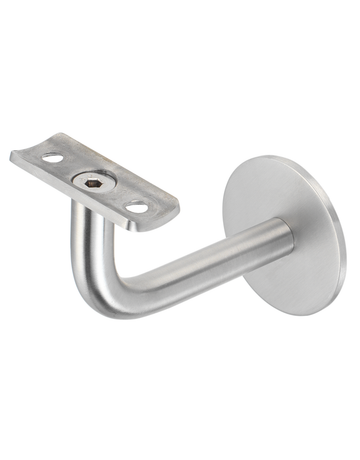 Handlaufstütze mit gewölbter Auflage Edelstahl zum Dübeln - KWS