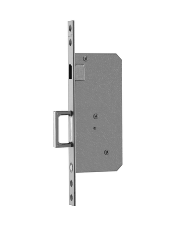 BMH Schiebetür-Gegenkasten 163 Springgriff 20K silber