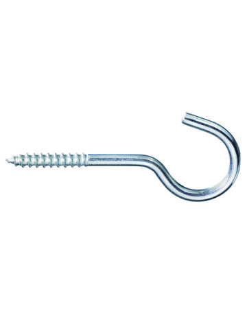 Schraubhaken gebogen verzinkt 40 mm - HSI