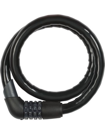 AV - Stahlkabelschloss, 1.100mm, Steel-O-Flex Tresor 1360/110, schwarz - ABUS