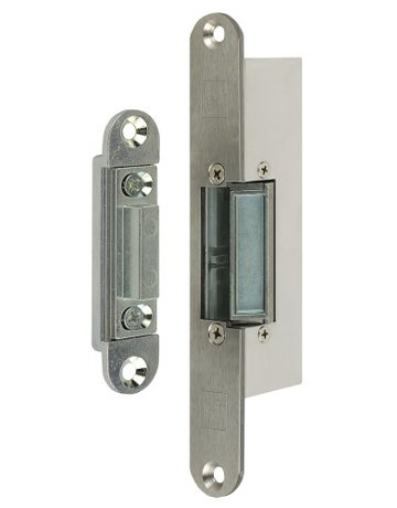 Türrahmen -Elektro-Türöffner 9334, mit Flachschließblech, 24V - effeff