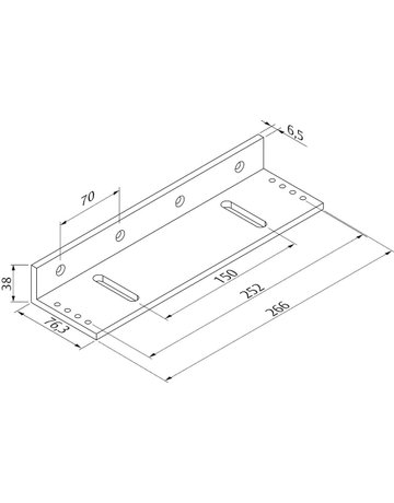 L-MONTAGEWINKEL FÜR 1200LBS MAXI MAGNET - effeff