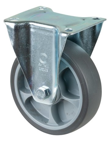 Bockrolle 160mm L410.B44 Platte, thermopl.RL L410.B44.161