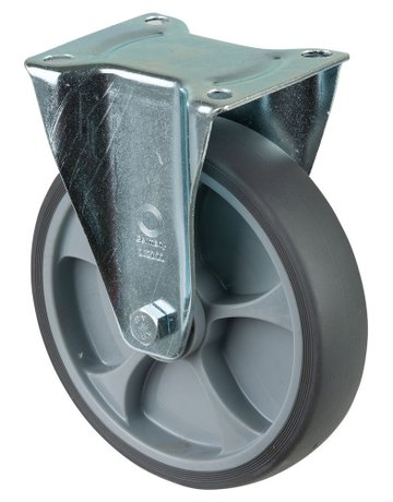 Bockrolle 200mm L410.B44 Platte, thermopl.RL L410.B44.201