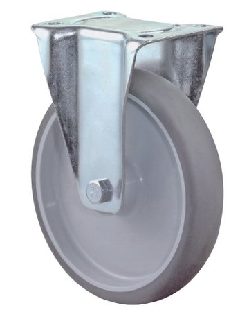 Bockrolle 125mm L410.B44 Platte, thermopl.RL L410.B44.126