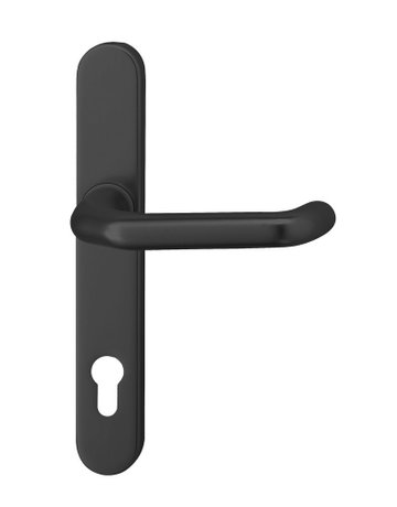 Halbgarnitur Kronos 1300/0135 außen,LS oval ,PZ92/8,RAL 9005 - edi