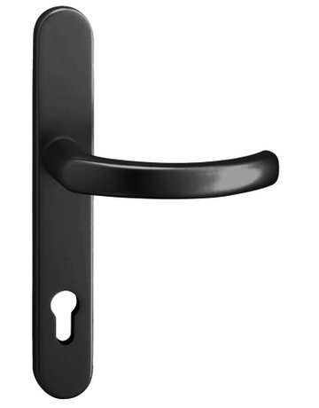 Drückergarnitur Kronos 2005/0035 LS oval ,PZ92/8,RAL 9005 - edi