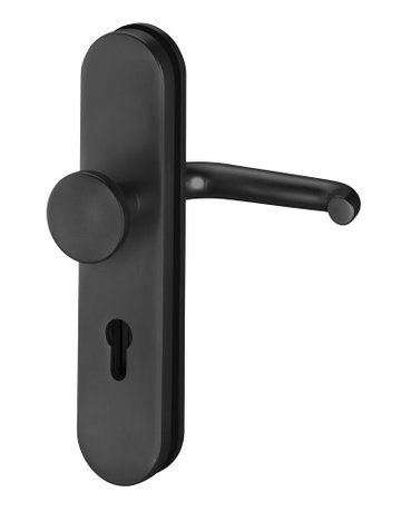 SI-Wechselgarnitur Logo 8753/0772 LS,12mm,ES1,PZ72/8 RAL 9005,TS35-45 - edi
