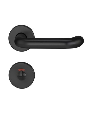 Drückergarnitur Riva 5903/8704 Rosette rd,WC/SS,8,tiefschw.,TS40-59 - edi