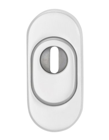 Schutzrosette Ares 0815 oval ,14,5mm,ZA/PZ,RAL 9016 - edi