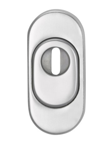 Schutzrosette Ares 0815 oval ,14,5mm,ZA/PZ,RAL 8077 - edi