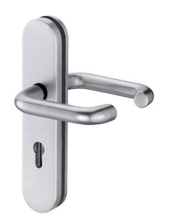 SI-Drückergrt. FH Logo/L 5753/7203 LS oval ,12mm,ES1/PZ 72/9,F1,TS39-48 - edi