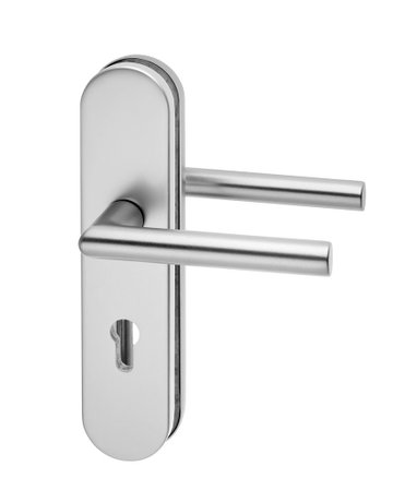 SI-Drückergrt. Logo 8743/7203 LS oval ,12mm,ES1/PZ 72/8,F1,TS35-45 - edi