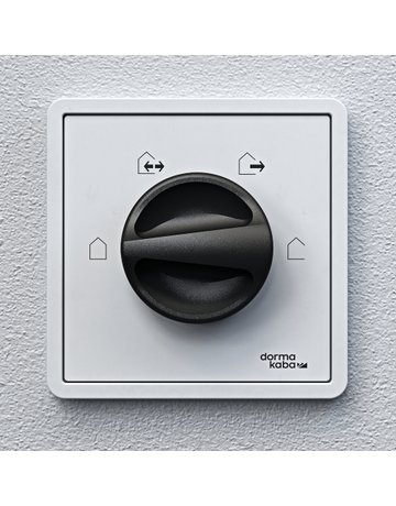 Programmschalter ED UP,weiß,Drehknauf - dormakaba