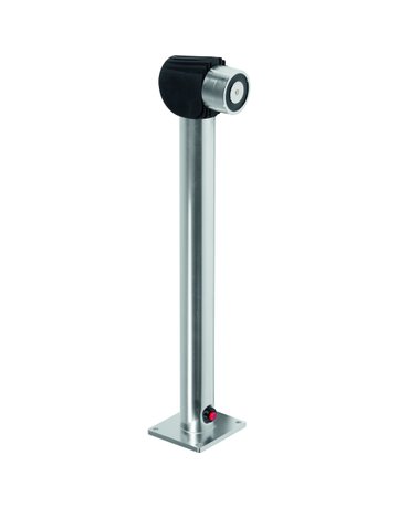OT-Haltemagnet, mit Unterbrecherdrucktaster, EM 500 H, Mat.komb., 490N, schwarz vz - dormakaba