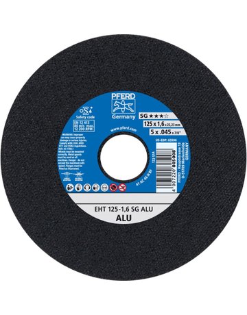 Trennscheibe gerade für Aluminium A46NSG 125x1,6mm PFERD