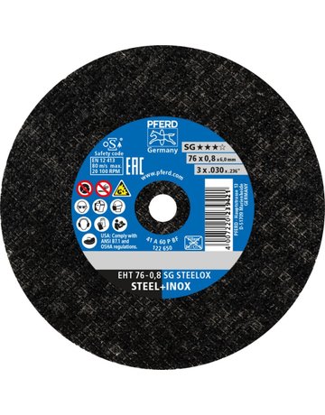 Trennscheibe gerade A46PSG 76x0,8x6mm PF ERD - PFERD