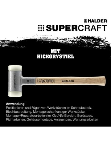 Schonhammer SUPERCRAFT 60mm rostfrei Halder