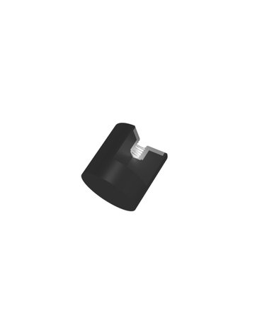 Gummi-Metall-Puffer zylindrisch Typ E D1 00xH50mm M16 NR55 - Neutral