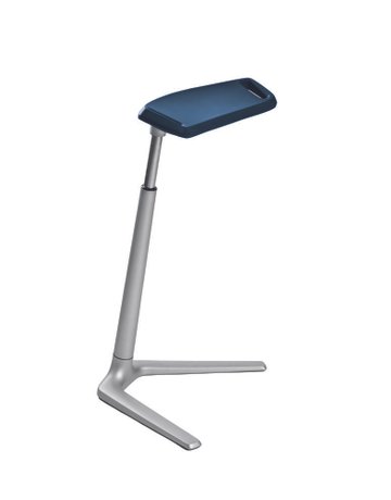 Bimos Stehhilfe Fin Sitz PU-Schaum blau Sitzhöhe 620-850 mm