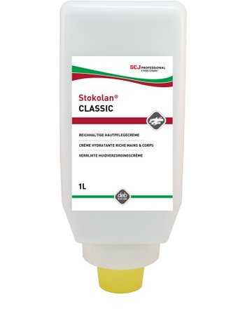 Stokolan Classic Hautpflegecreme 1.000 m l Softflasche trockene-strapaz. Haut