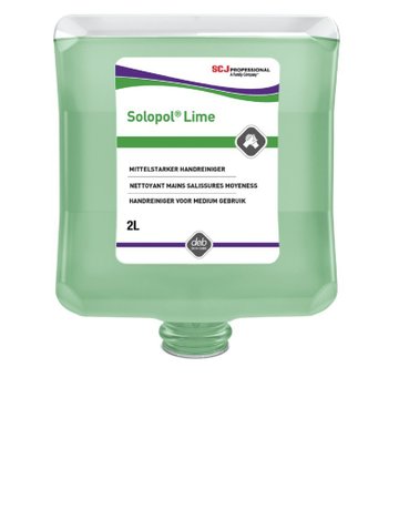 Solopol Lime Handreinigungspaste 2 l Kar tusche Hautreinigung-Mittelstark - Stoko