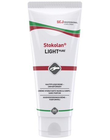 Stokolan Light PURE Hautpflegecreme 100 ml Tube für normale Haut