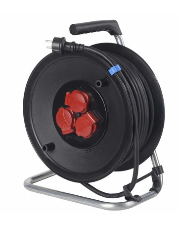 Sicherheits-Kabeltrommel 230mm, 25m H05R R-F3G1,5 - as Schwabe TechnikProdukte