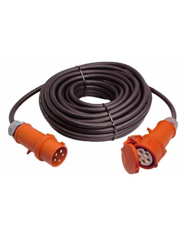 CEE-Verlängerung 25m 32A IP44, H07RN-F5G 4, 400V - as Schwabe TechnikProdukte